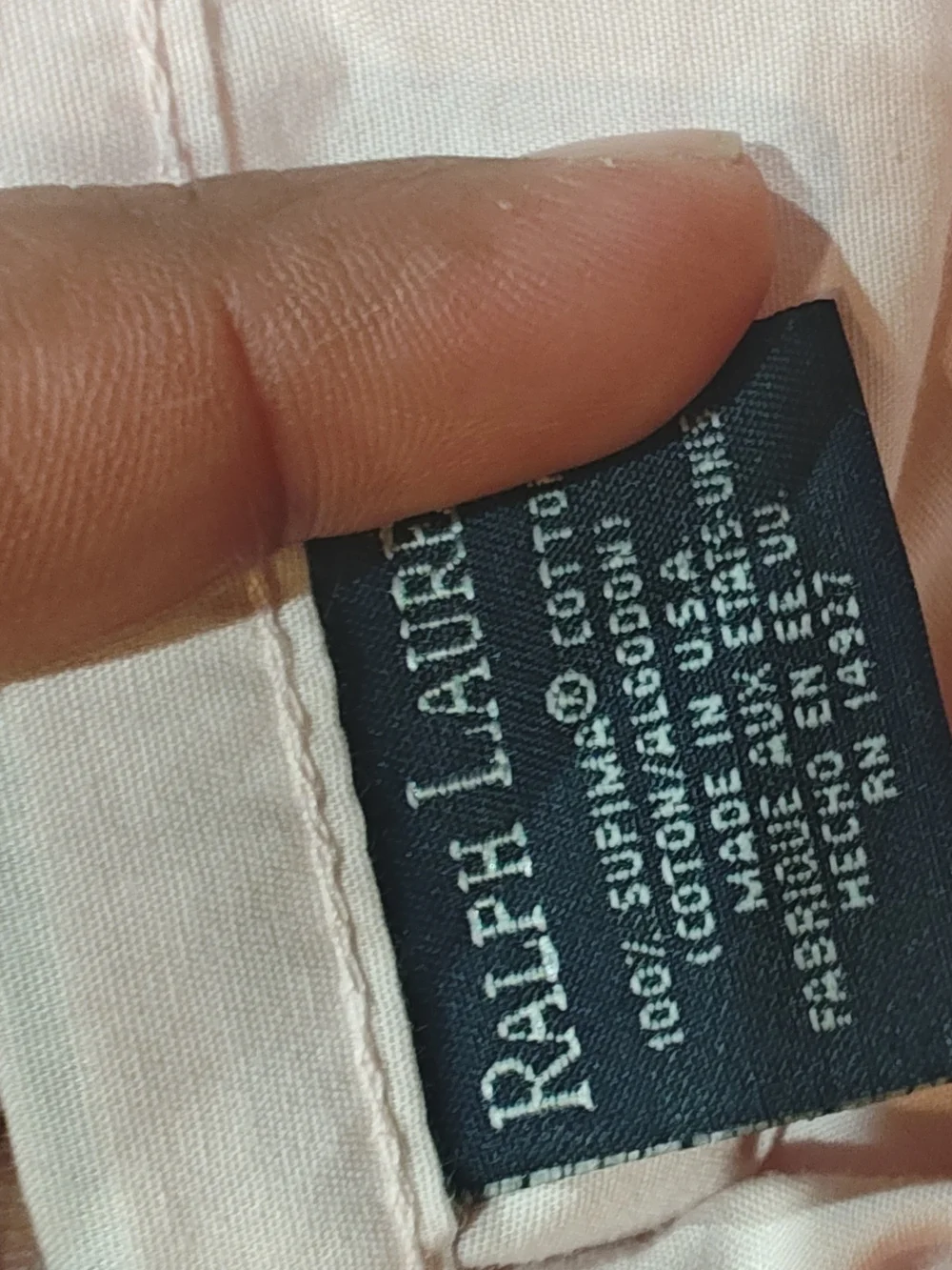 RARE RALPH Lauren AVERY Pink KING FLAT SHEET - Picture 2 of 5